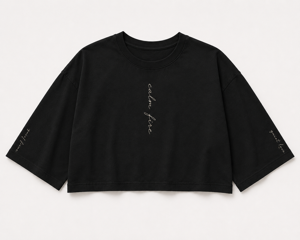 Calm Fire Cropped Tee