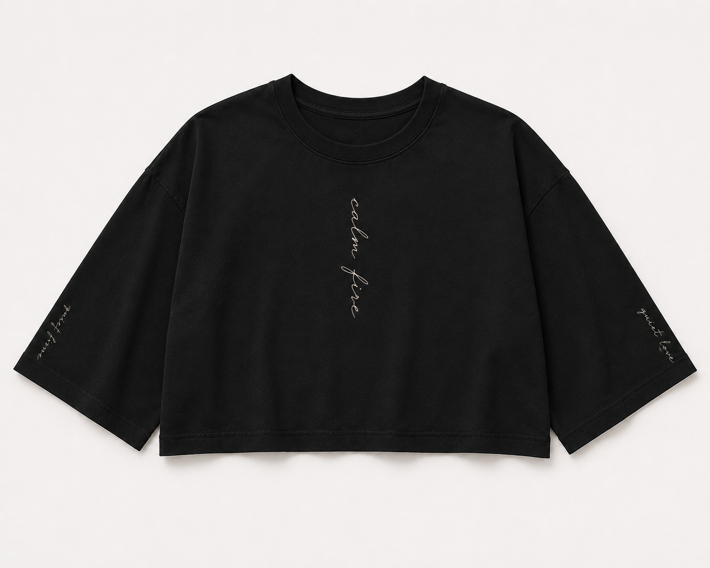 Calm Fire Cropped Tee