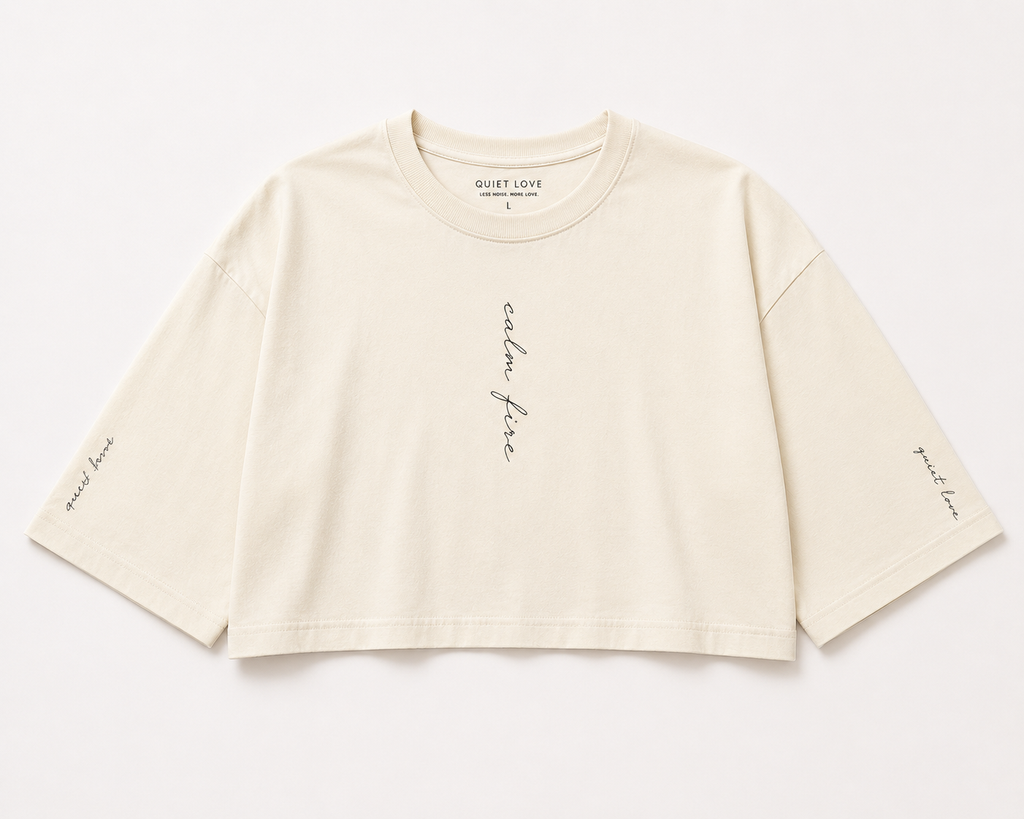 Calm Fire Cropped Tee