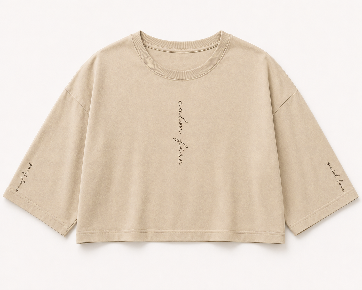 Calm Fire Cropped Tee