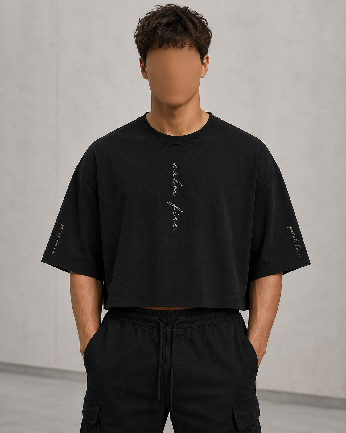 Calm Fire Cropped Tee