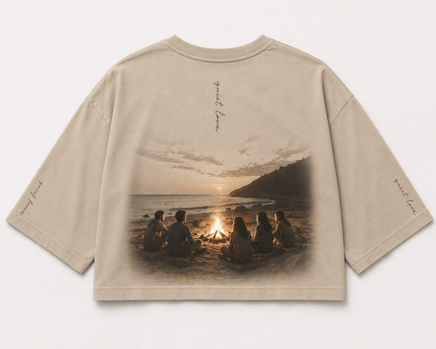 Calm Fire Cropped Tee