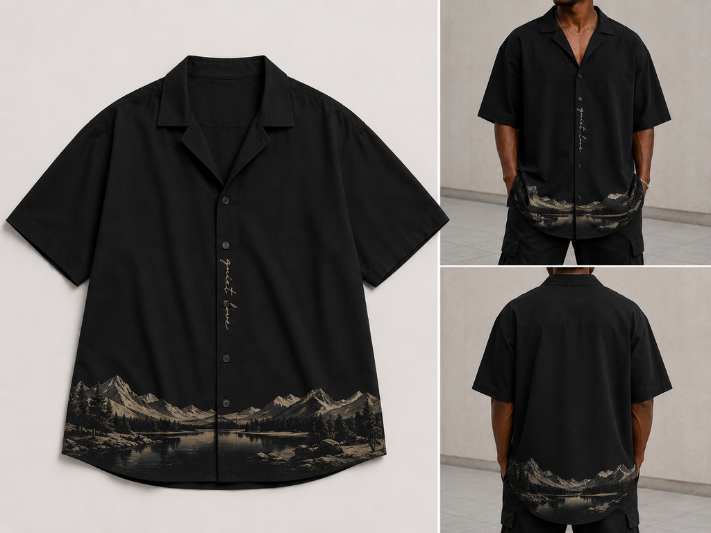 Quiet Love Yes Sir Button-Up Shirt