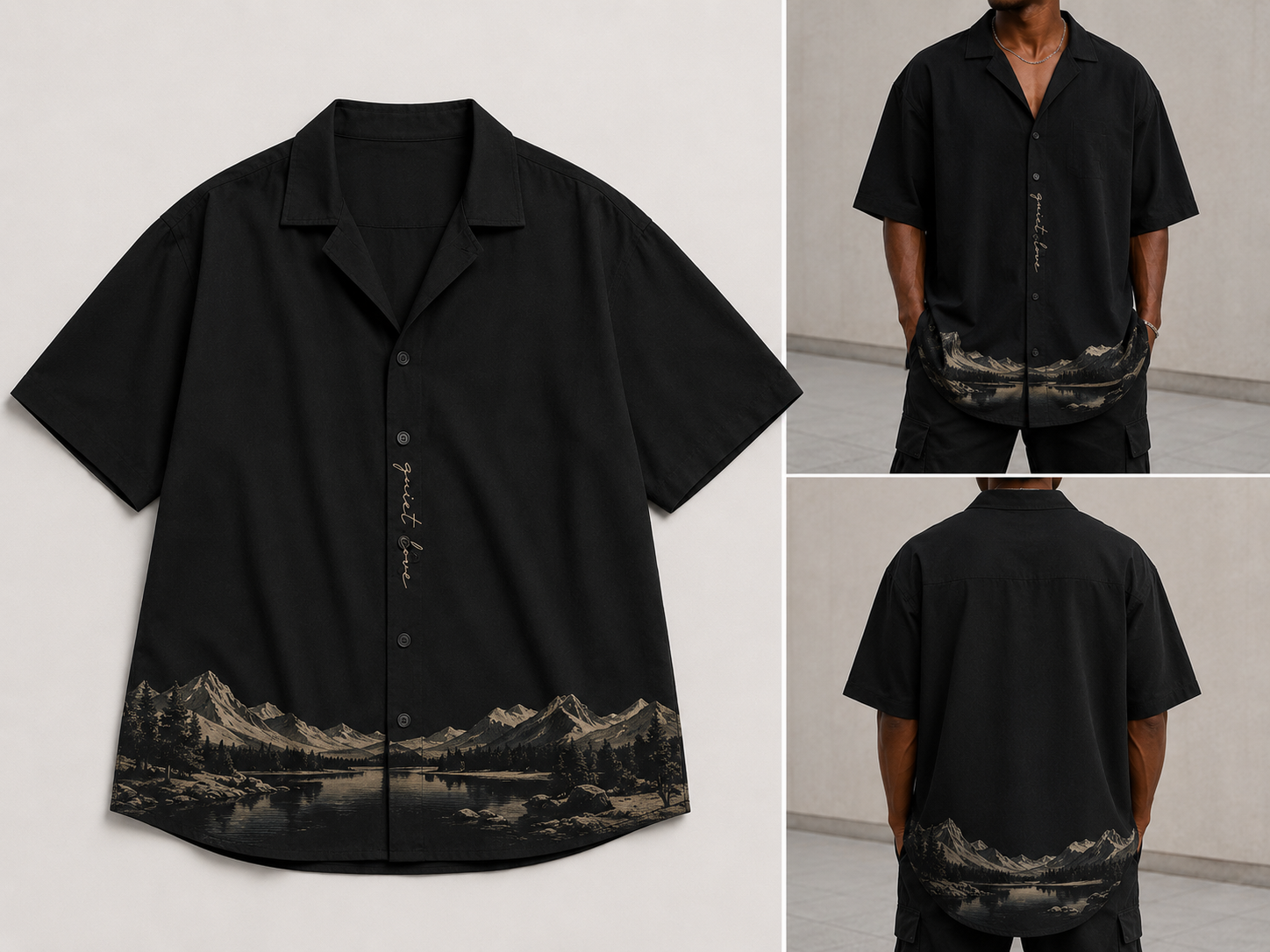Quiet Love Yes Sir Button-Up Shirt